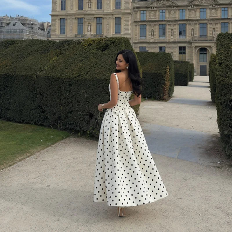 Polka Dot Maxi Dress