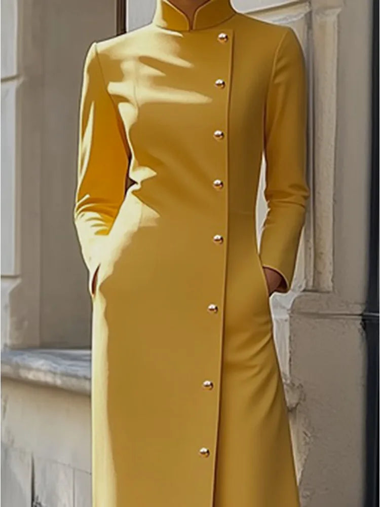 Yellow Midi Dress