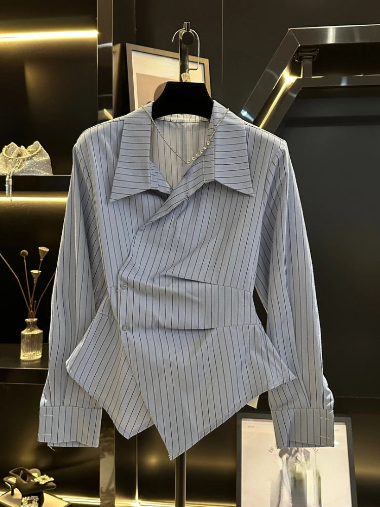 Striped French Design Shirt