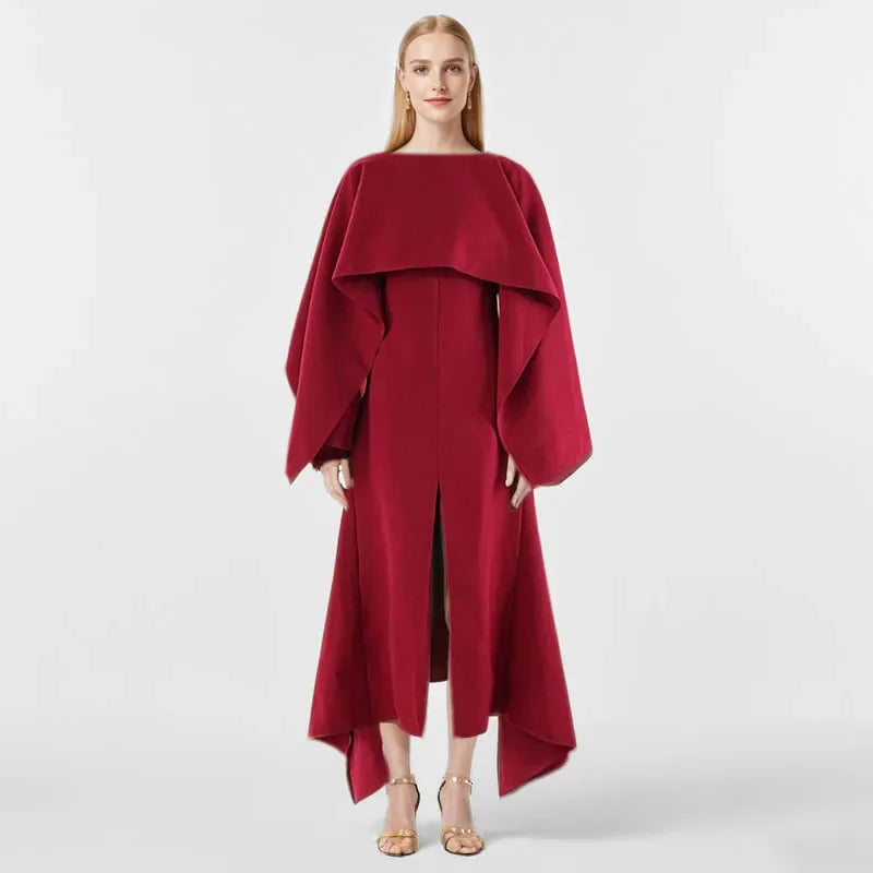 Red Long Sleeve Dress