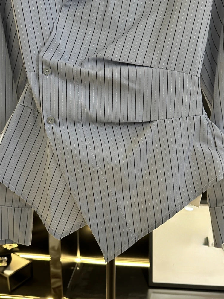 Striped French Design Shirt
