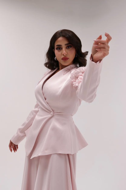 2 pieces pink fancy dress