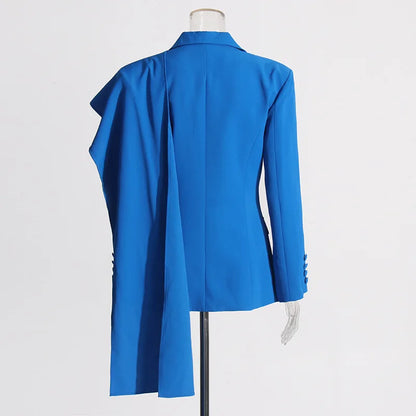 New Women Blazer Slim Fit Ribbon