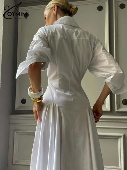 Simple White Dress