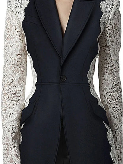Long Sleeve Women Blazer