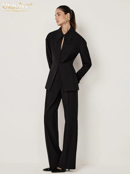 Bodycon Black 2 Piece Set