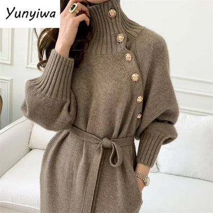 Winter Women Knitted Dress