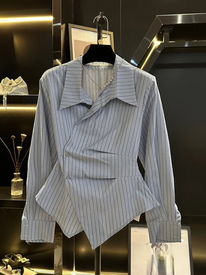 Striped French Design Shirt