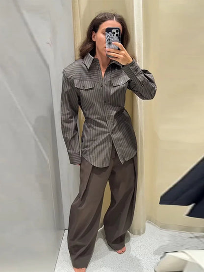 Casual Women Trousers Two Piece Sets