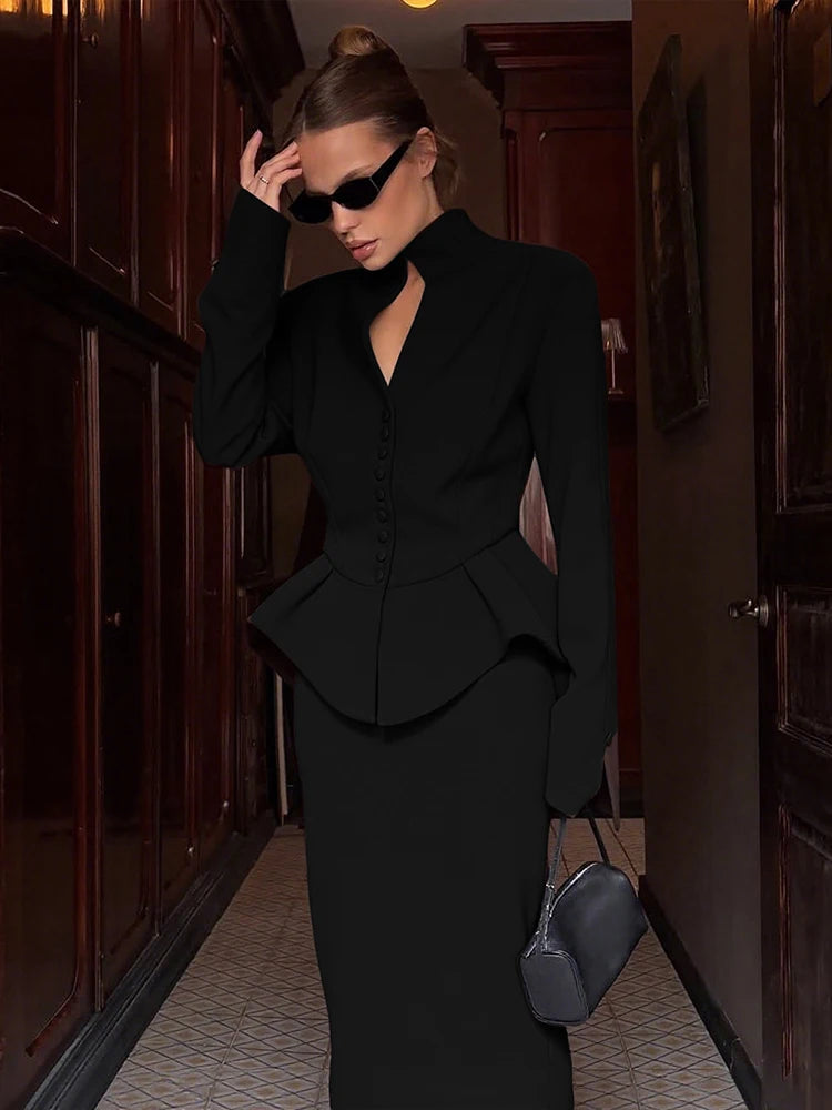 2 Piece Set Autumn Women Classic