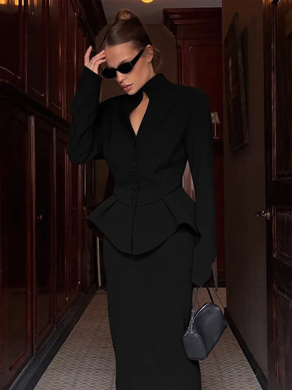 2 Piece Set Autumn Women Classic