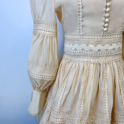 Turtleneck Puff Sleeve Elegant Dress