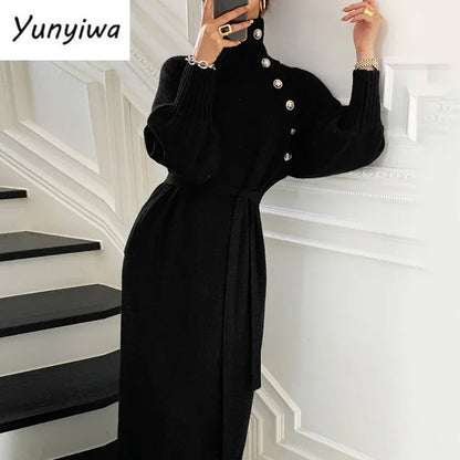 Winter Women Knitted Dress
