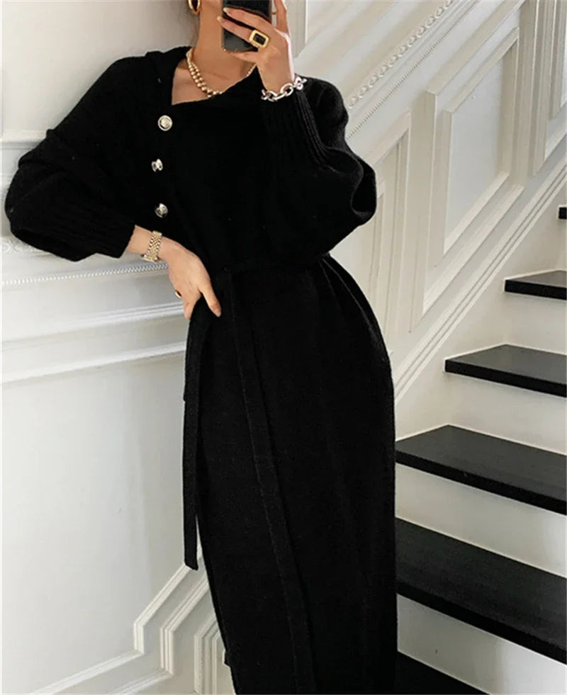 Winter Women Knitted Dress