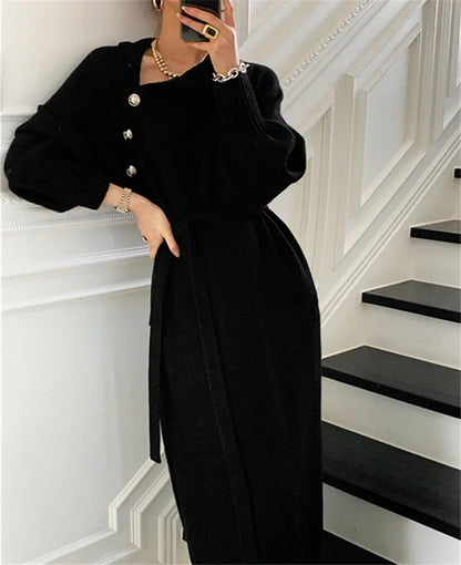 Winter Women Knitted Dress