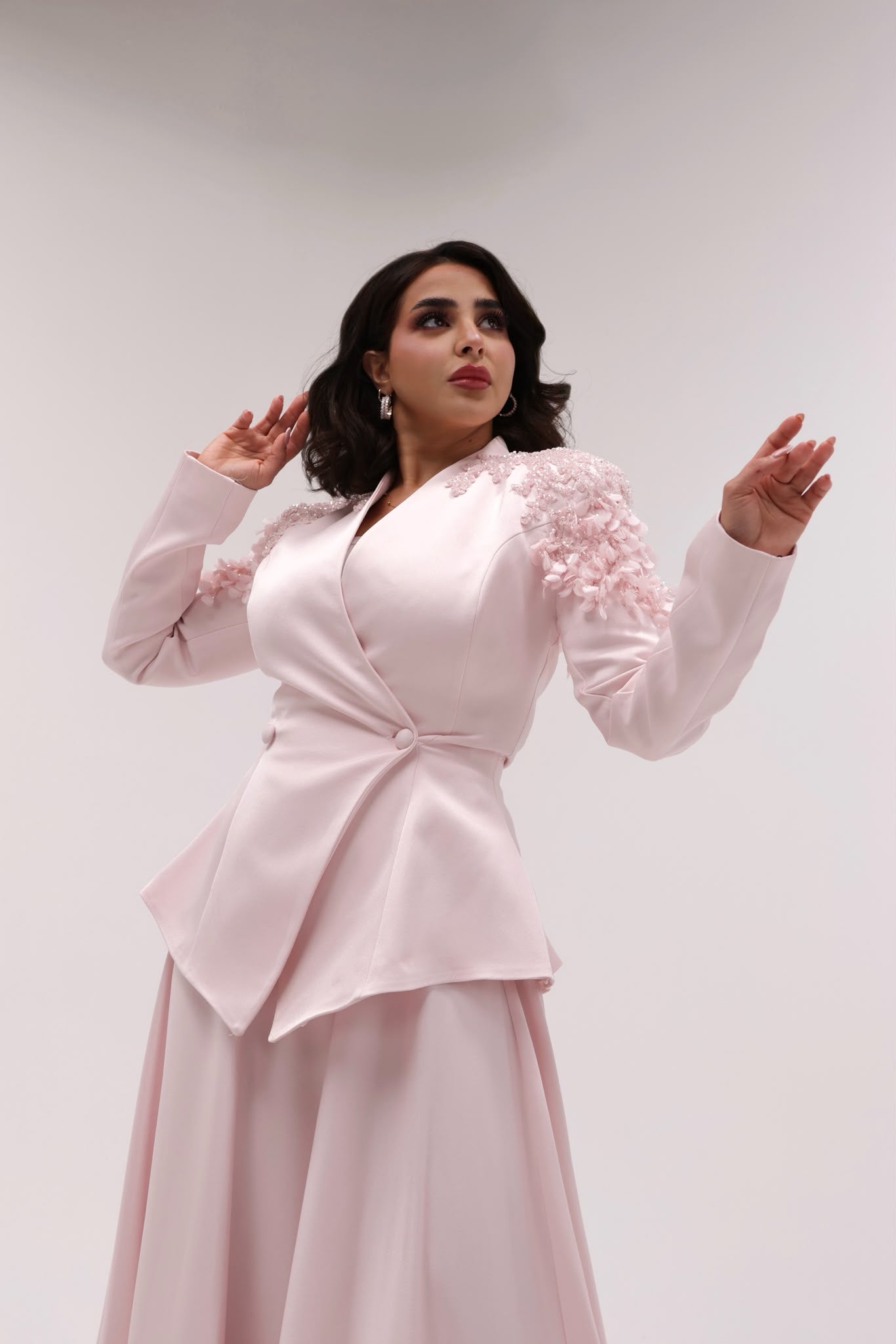 2 pieces pink fancy dress